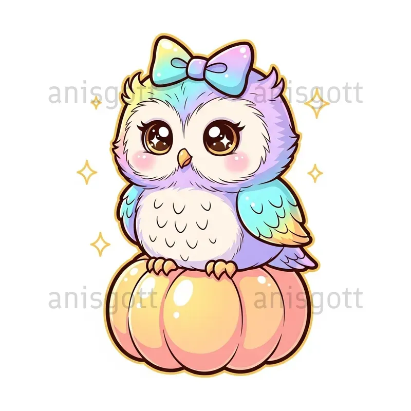 Whimsical Iridescent Nursery Clipart