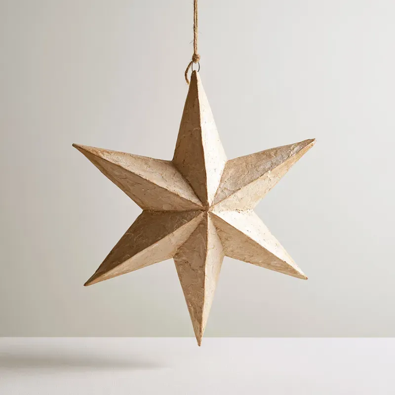 Rustic Papiermache Ornaments Clipart