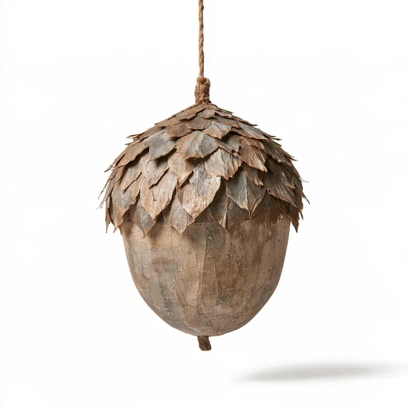 Rustic Papiermache Ornaments Clipart