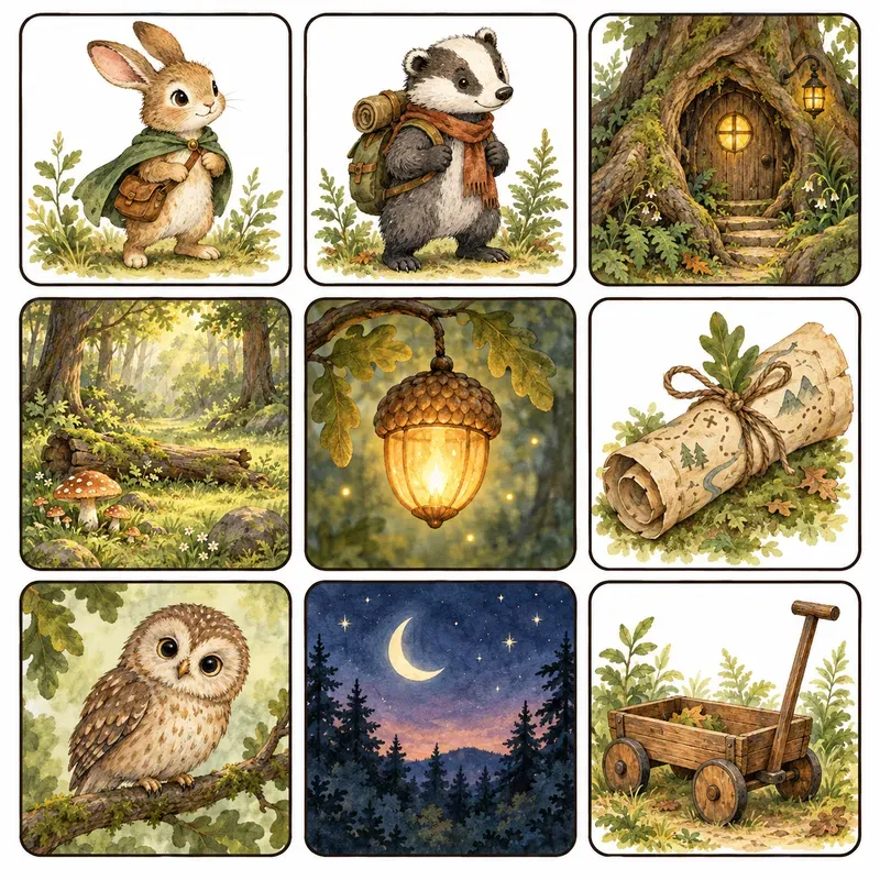 Story Starter Picture Card Sheets