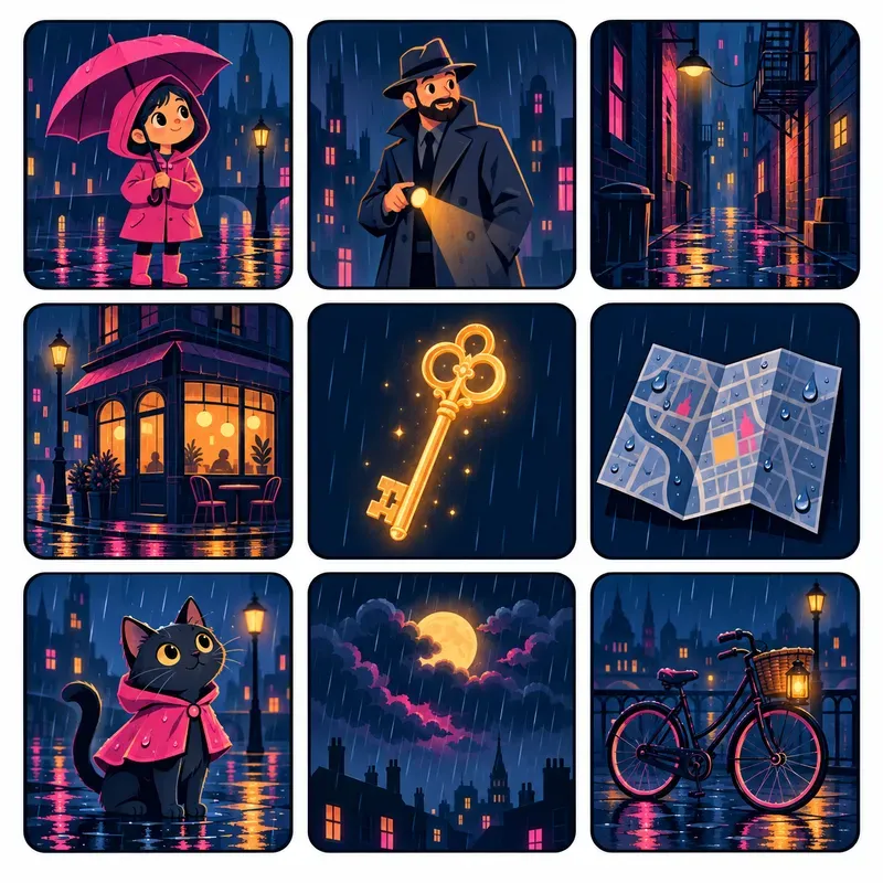 Story Starter Picture Card Sheets