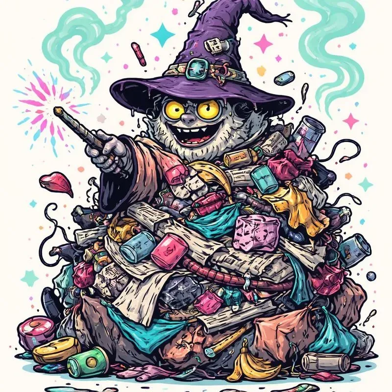 Trash Wizard Cartoons