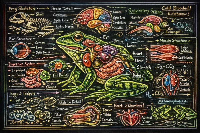 Neon Anatomy Blackboard Generator