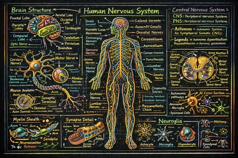 Neon Anatomy Blackboard Generator