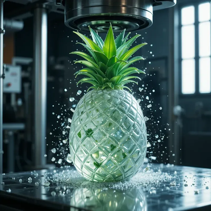 Crushed Elegance Glasses Under Pressure