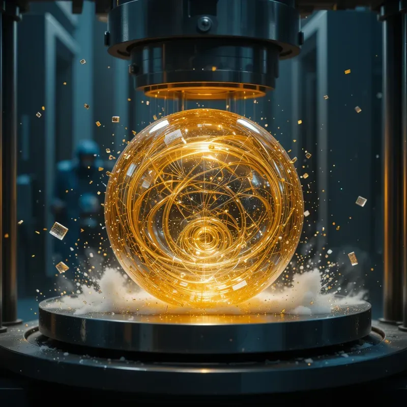 Crushed Elegance Glasses Under Pressure