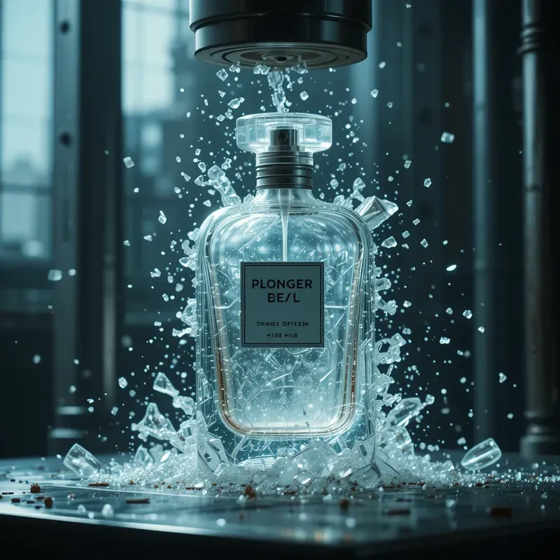 Crushed Elegance Glasses Under Pressure