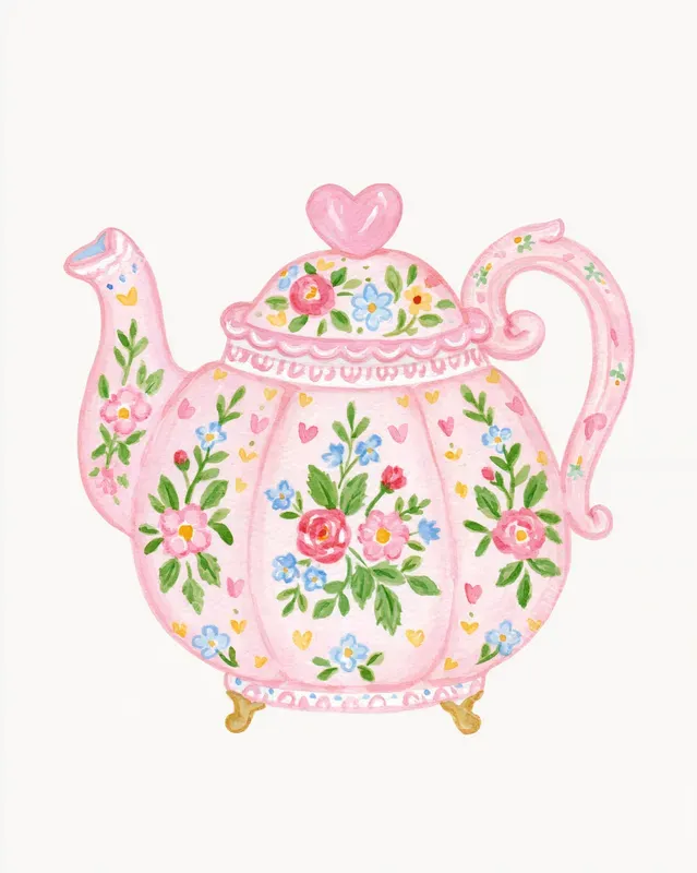 Go Ask Alice Nursery Watercolor Cliparts