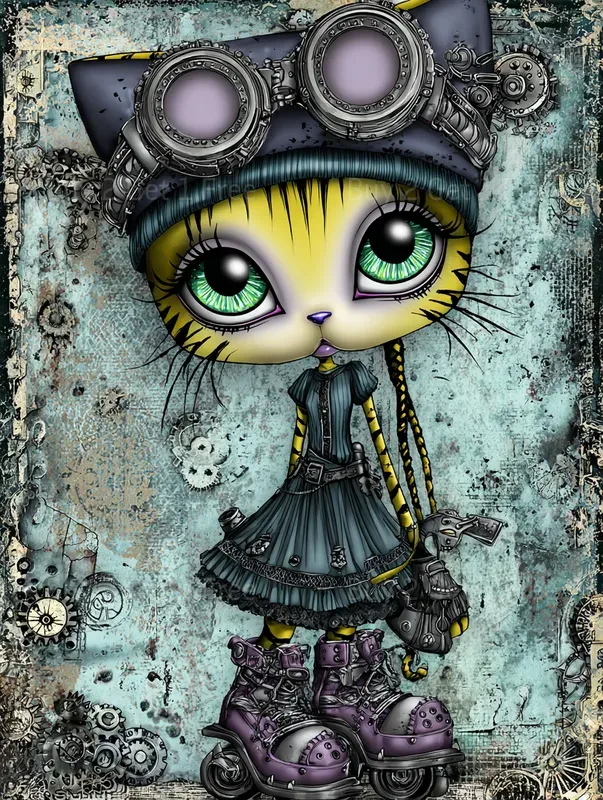 Steampunk Clockwork Junk Journals