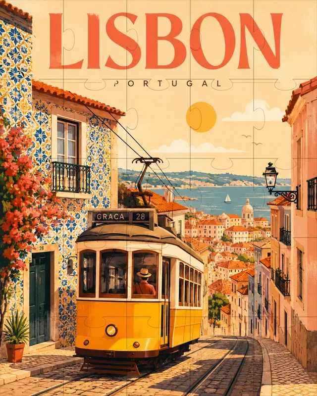 Vibrant Travel Poster Prints