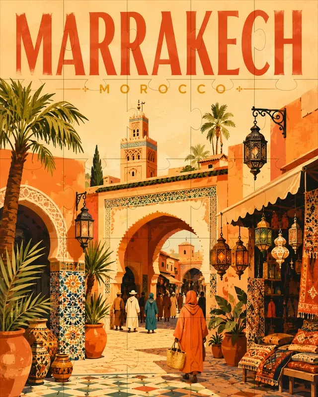 Vibrant Travel Poster Prints