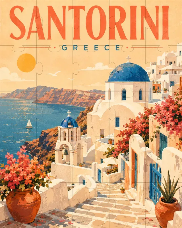 Vibrant Travel Poster Prints