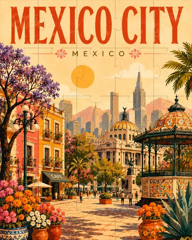 Vibrant Travel Poster Prints