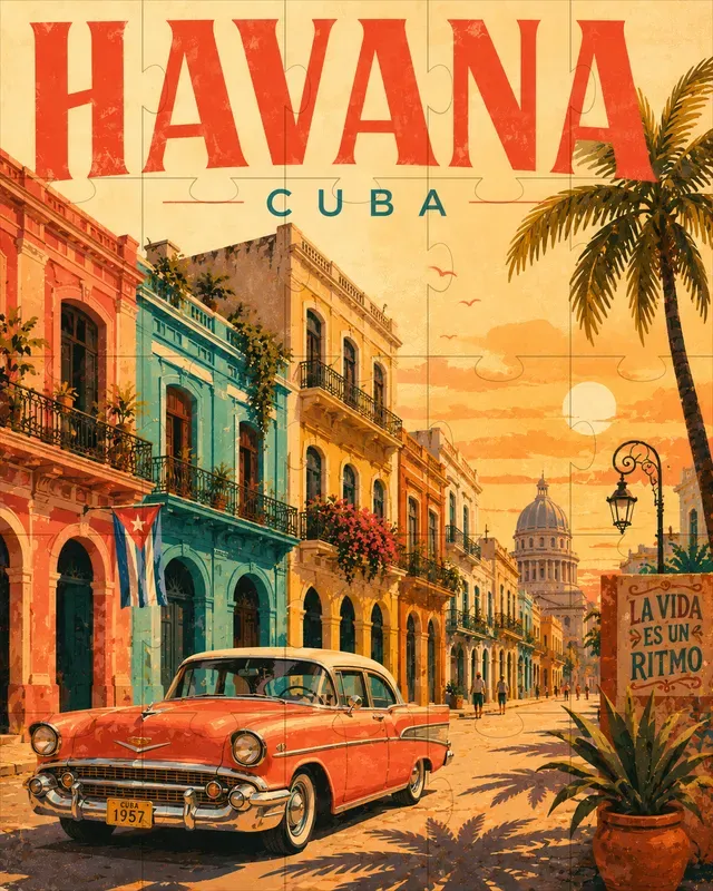 Vibrant Travel Poster Prints