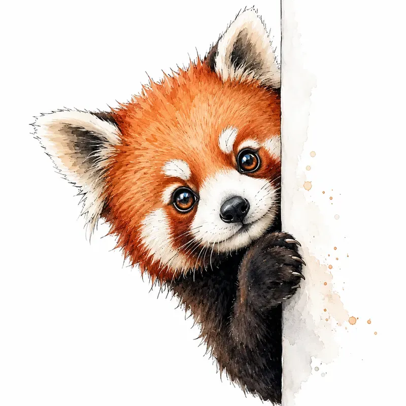 Peekaboo Whimsical Animal Portraits