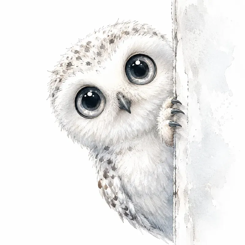 Peekaboo Whimsical Animal Portraits