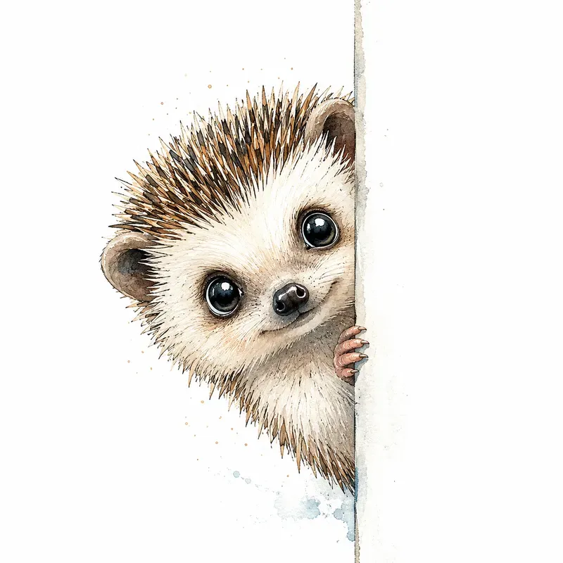 Peekaboo Whimsical Animal Portraits