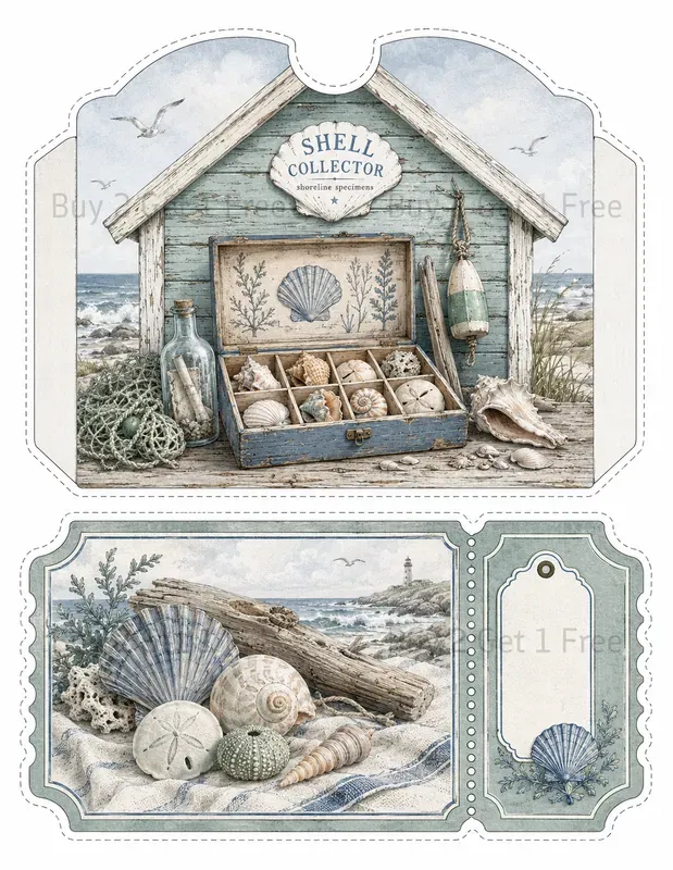 Pocket Ticket Ephemera Sheets