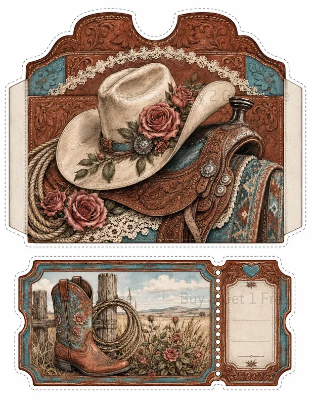 Pocket Ticket Ephemera Sheets