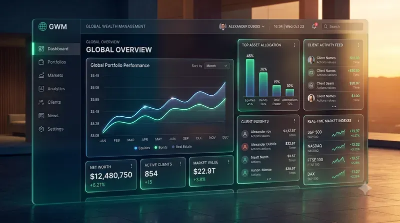 Modern Saas Dashboard UI Web Heroes