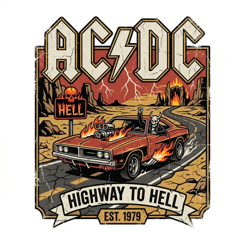 Vintage Retro Band Tshirt Designs