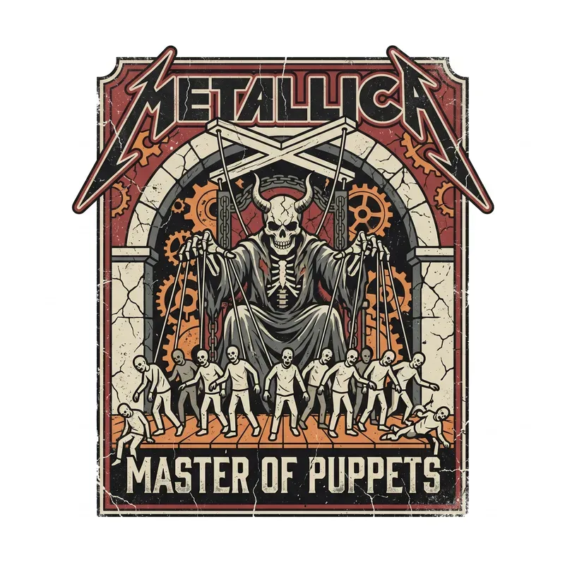Vintage Retro Band Tshirt Designs