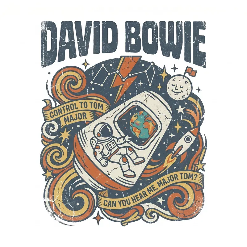 Vintage Retro Band Tshirt Designs