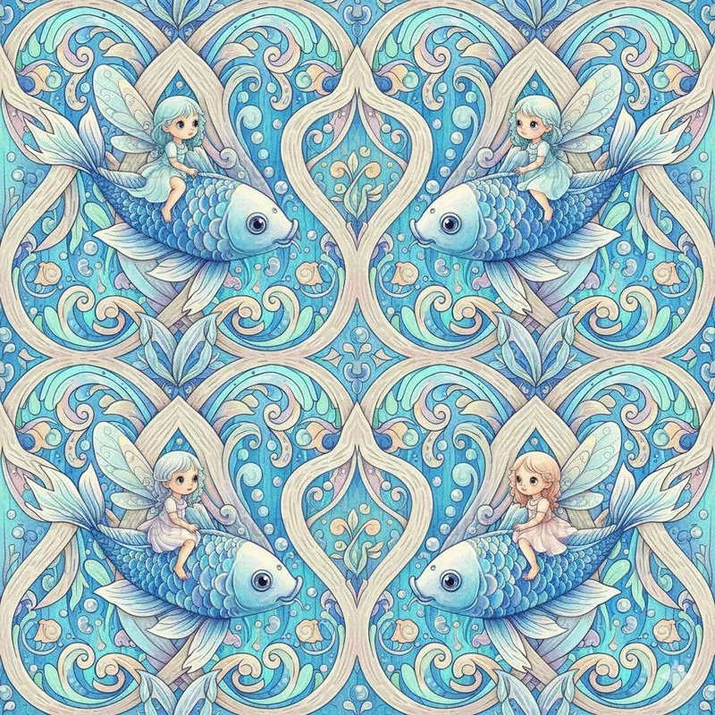 Whimsical Fairy Pattern Art Packs