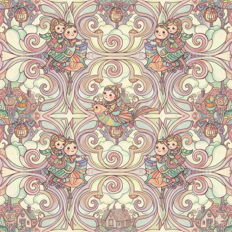Whimsical Fairy Pattern Art Packs