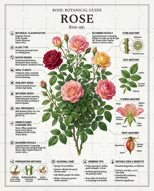 Botanical Plant Infographic Generator