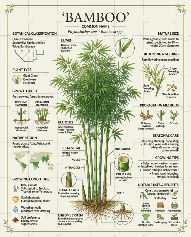 Botanical Plant Infographic Generator
