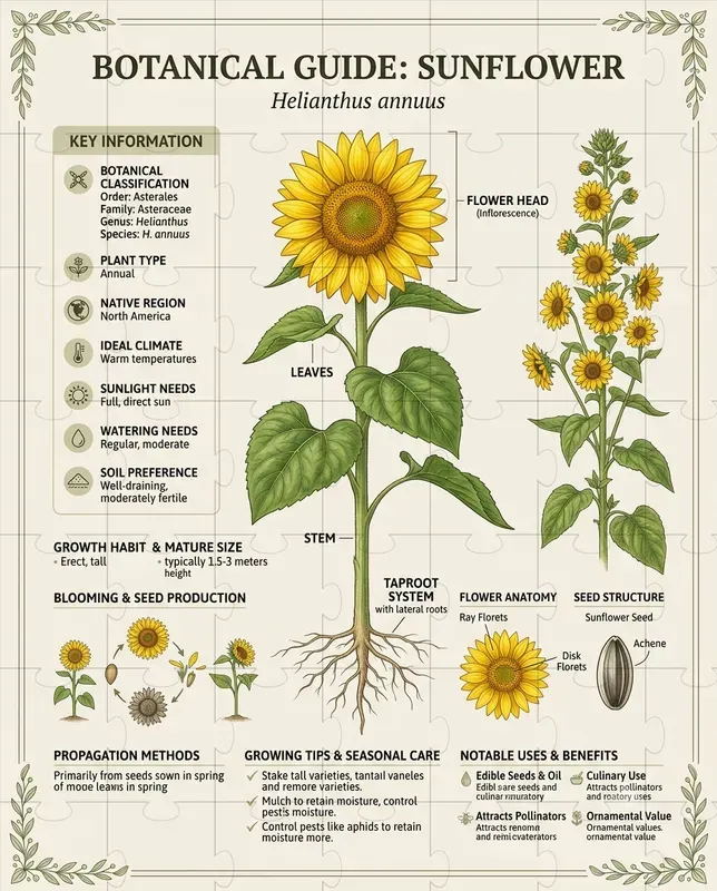 Botanical Plant Infographic Generator