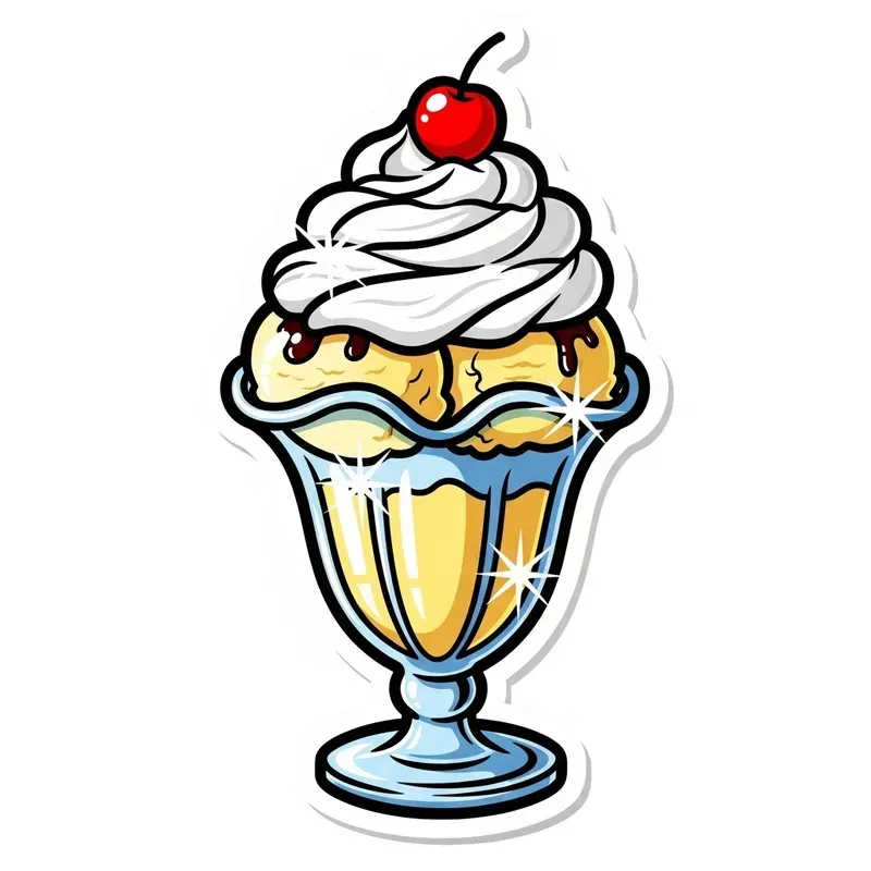 Cartoon Food Stickers