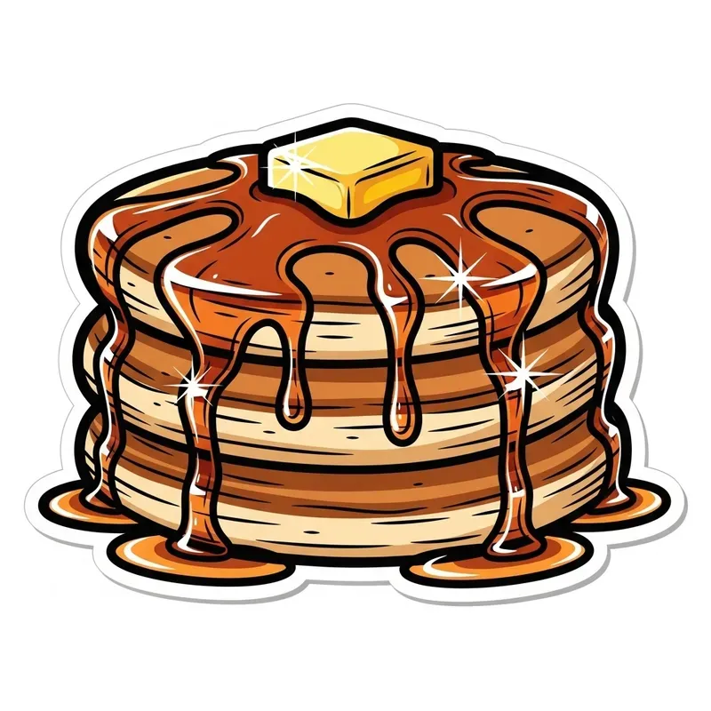 Cartoon Food Stickers