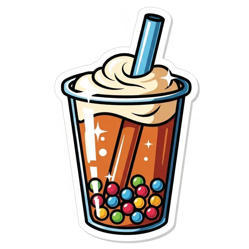Cartoon Food Stickers