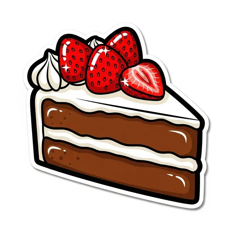 Cartoon Food Stickers