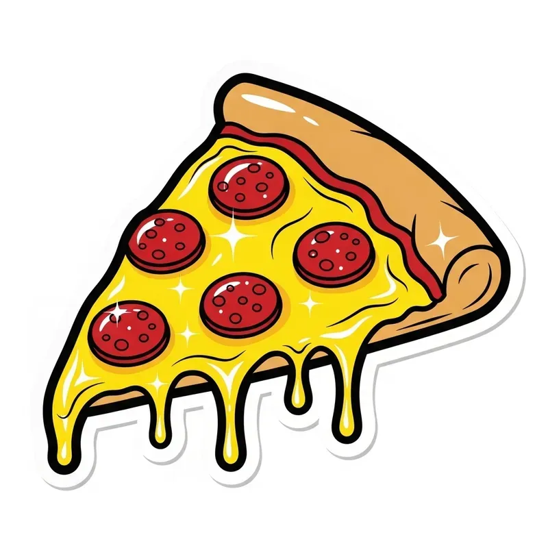 Cartoon Food Stickers