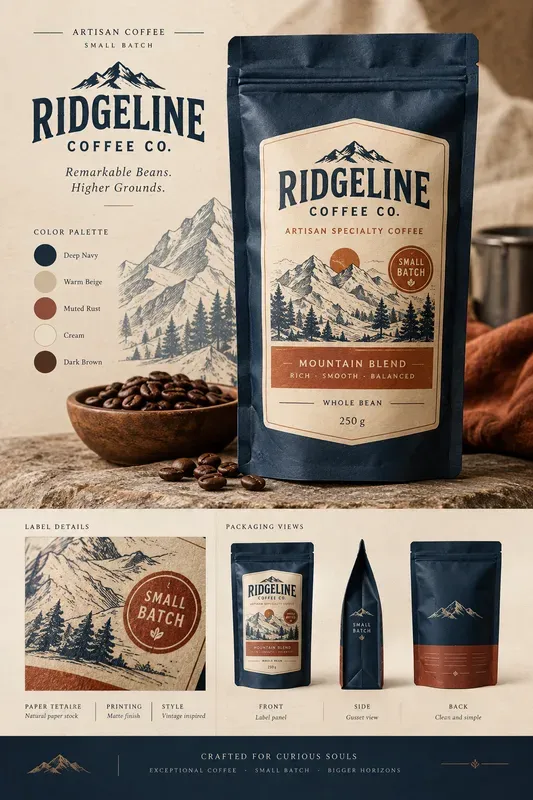 Product Packaging Concept Boards