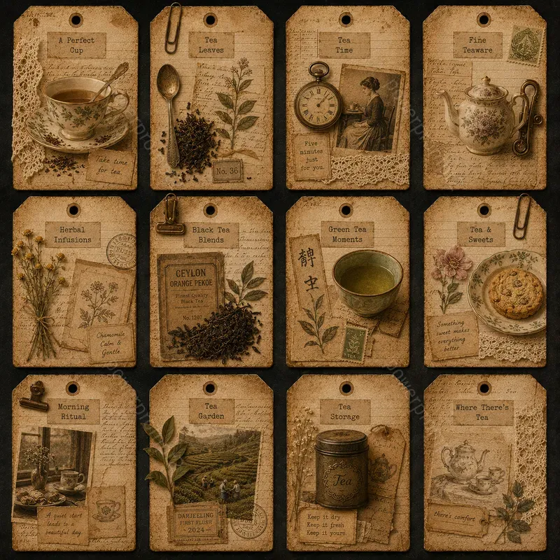 Vintage Theme Tags