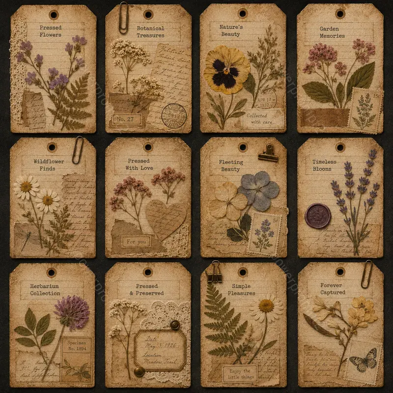 Vintage Theme Tags