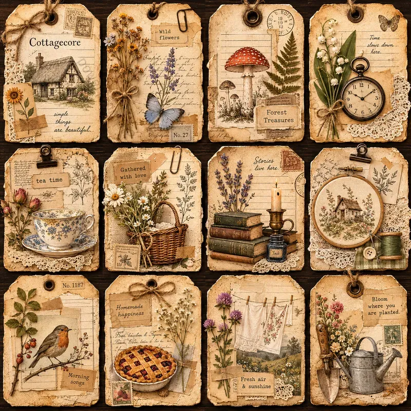 Vintage Theme Tags