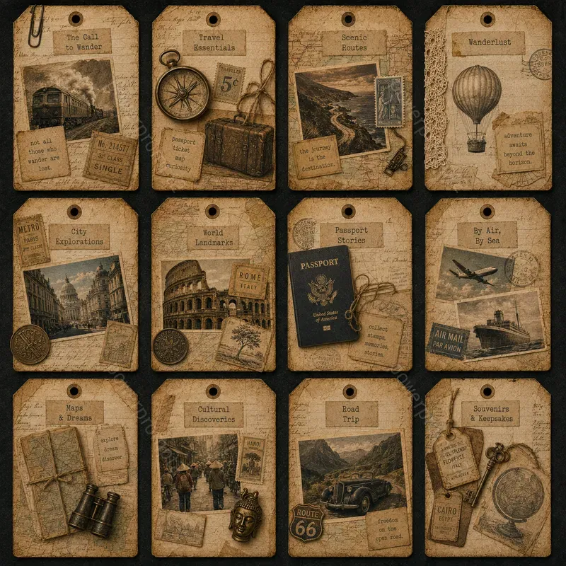 Vintage Theme Tags