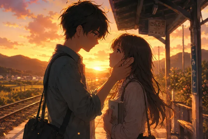 Cinematic Anime Romance Scene Generator