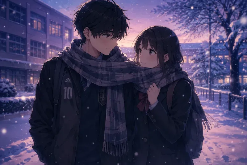 Cinematic Anime Romance Scene Generator