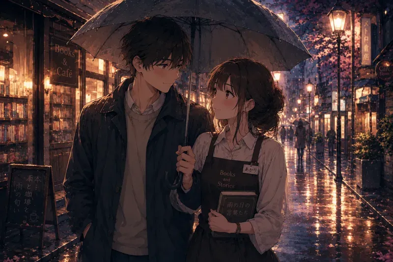 Cinematic Anime Romance Scene Generator