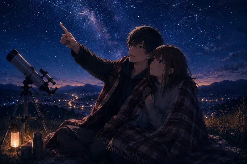 Cinematic Anime Romance Scene Generator