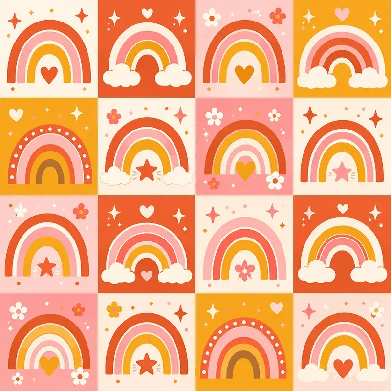 Retro Floral Patterns