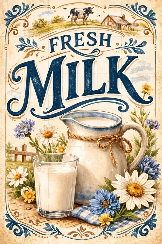 Vintage Organic Farm Kitchen Labels