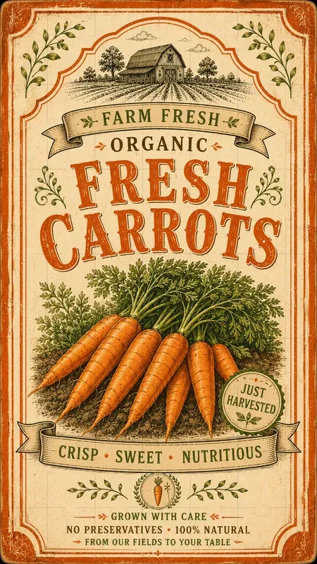 Vintage Organic Farm Kitchen Labels