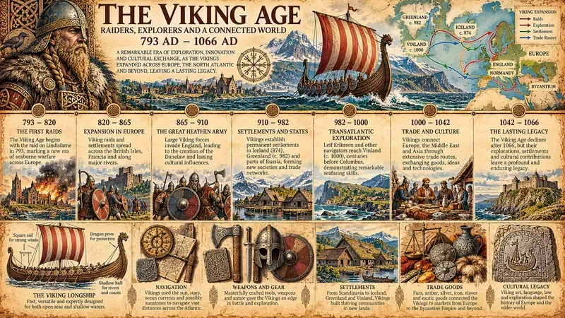 History Timeline Educational Poster Pods